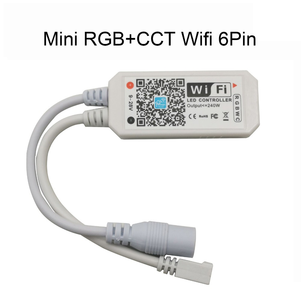 WIFI RGBCCT LED Controller - Replacement By CON-WIFI-3BUTTON-6PIN WIFI RGBCCT LED Controller - Replacement By CON-WIFI-3BUTTON-6PIN